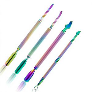 Pro Expert Metal Cuticle Pusher para Nail Art & Manicure con Gel Polish Remover Eco-Friendly Callus Remover Tool - Product Image 1