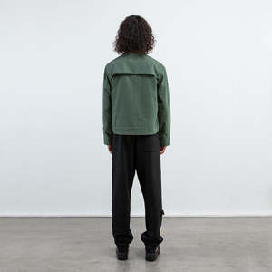 Veste en toile épaisse à doublure unie personnalisée, veste de coach, veste de travail cargo pour homme, veste de créateur pour homme - Product Image 5