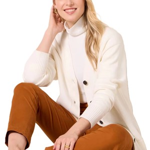 Cardigan en tricot à manches longues personnalisé avec logo pour femme – Léger et très populaire - Product Image 4