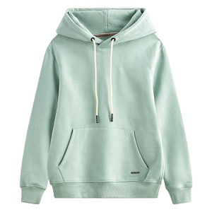 Men's European Style Thick Pullover Plain Heavyweight Hoome Hoodies Warm 500 Gsm Sweat Shirt - Product Image 3