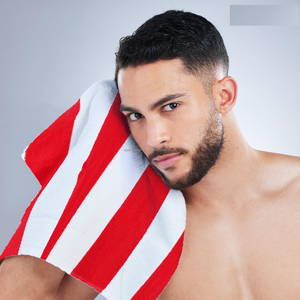 ผ้าขนหนูคาบาน่าลายทางพรีเมียม 600 GSM ซับน้ำเร็ว แห้งไว ไม่ติดทราย เหมาะสำหรับโรงแรมในสหราชอาณาจักรและการเดินทาง - Product Image 3