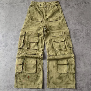 EDGE DENIM - Jeans cargo baggy pour homme - Pantalons en denim de créateur - Product Image 3