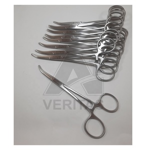 ISO & CE Certified A-1 VERITAS Dandy Side-Curve Arteryy Stainless Steel Forceps 14cm High Quality Instrument | needle holder - Product Image 3