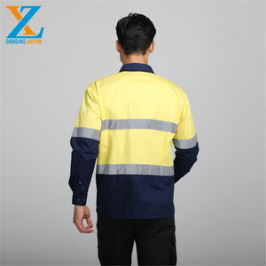 Chemises de travail de sécurité haute visibilité classe 3, respirantes, imperméables, thermiques, à manches longues, avec logo personnalisé pour la route - Product Image 5