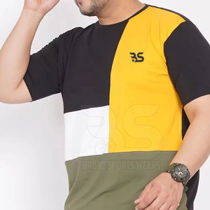T-shirt pour homme, coupe confortable, tissu respirant, conçu pour les tenues décontractées d'été et les activités quotidiennes. - Product Image 5