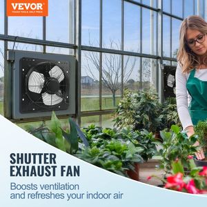 Ventilador de Extracción de Pared Ajustable de 12 Velocidades, 940 CFM, Motor EC de 10 Velocidades, Vida Útil de 1000 Horas, Controlador de Temperatura y Humedad - Product Image 2