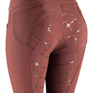 Pantalones de Equitación de Silicona Transpirables y Ajustados Hechos a Medida para Hombre, Cierre de Gancho y Bucle, Suministro Directo de Fábrica - Product Image 6