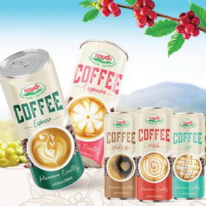 กาแฟเวียดนามขายส่ง MOQ ต่ำ กาแฟกระป๋อง 180 มล. โรงงานนาวอน ได้รับการรับรองมาตรฐาน ISO GMP รับทำโลโก้ฟรี ออกแบบฟรี - Product Image 6