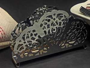Luxury Metal Napkin <b>Holder</b> Minimalist Table Organizer Stand - Product Image 5