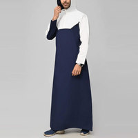 Jubba pour hommes de style koweïtien et saoudien moderne, faible MOQ, qualité supérieure, vêtements islamiques décontractés pour hommes, thobe / thawb