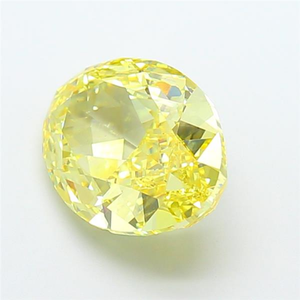 เพชรพลอยสังเคราะห์สีเหลืองเข้มทรงรีเจียระไนแบบแฟนซี คุณภาพเยี่ยม เหมาะสำหรับเครื่องประดับหรูหรา ได้รับการรับรองมาตรฐาน CVD - Product Image 5