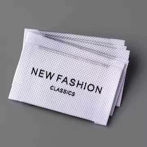 Etiquetas de tela tejidas con nombre de marca para ropa, etiquetas personalizadas para ropa y calzado, precio de fábrica al por mayor - Product Image 4