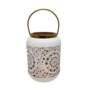 Farol colgante para exteriores, para el hogar, villas, iluminación de suelo y mesa, uso decorativo, portavelas de metal. - Product Image 3