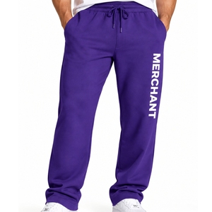 <b>Men</b> <b>Trouser</b> Relaxed Fit <b>Trouser</b> <b>Elastic</b> <b>Waist</b> Design Adjustable Drawstring Straight Leg Style Comfort Side Pockets <b>Trouser</b> - Product Image 2