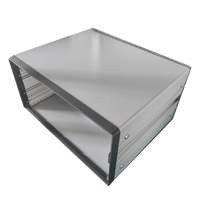 Boîtier de contrôle en aluminium RDEKONO, châssis de serveur, rail de subrack Compacpro, armoire électrique industrielle blindée avec poignée
