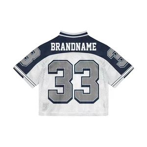 Vintage American Football Jersey 88 <b>Mesh</b> Breathable Short Sleeve Plus Size Polyester - Product Image 5