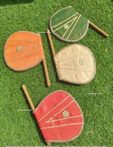 Abanico decorativo festivo multicolor para bodas, Mayun, Heena, Sangeet, sesiones de fotos, decoración de mesa y recuerdos de fiesta - Product Image 4