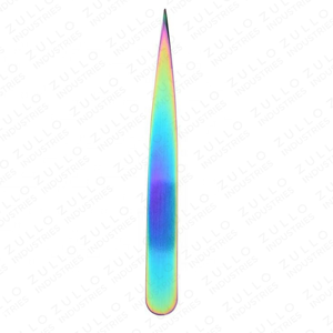 Juego de 4 Pinzas para Cejas de Acero Inoxidable Color Arcoíris, Color Personalizado, Punta Inclinada Profesional, Herramienta de Belleza para Dar Forma a las Cejas, OEM - Product Image 4
