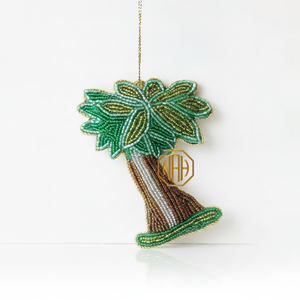 Adorno Colgante Hecho a Mano con Cuentas del Empire State Building, Decoración Clásica Rectangular para Árbol de Navidad, Encanto Festivo, Regalo - Product Image 2
