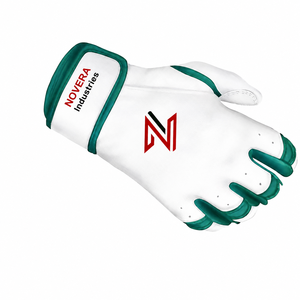 NOVERA INDUSTRIES Advanced Sports Batting <b>Gloves</b> for Children <b>Baseball</b> Leather Hook Loop Closure Lightweight Durable Anti Sweat - Product Image 2
