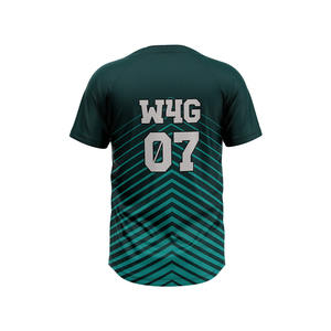 Maillots de baseball/softball unisexes personnalisés avec logo, 100 % polyester, respirants, séchage rapide, antibactériens, imprimés par sublimation, pour 4 matchs - Product Image 6