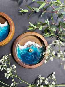 Modern Eco-Friendly Durable Resin <b>Incense</b> Burner for Stick <b>Cone</b> <b>Incense</b> Religious Home Office Temple Decor All Season Use - Product Image 3