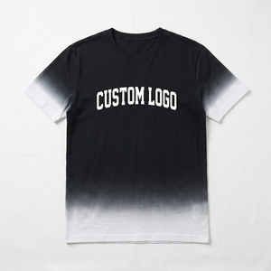 T-shirt personnalisé de qualité supérieure avec logo, effet dégradé et teinture par immersion - Product Image 1