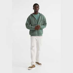 Long Sleeve Casual Men Drop Shoulder Hoodies Sweatshirt Custom Street Wear Oversized Heavyweight Relax Fit Full Zip Hoodies - Product Image 5