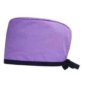 100% Cotton Medical <b>Scrub</b> <b>Cap</b> Pharmacist Clinic Hat Dentist Lab <b>Cap</b> Surgical Working <b>Caps</b> - Product Image 1
