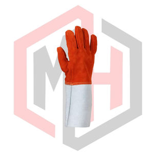 ถุงมือเชื่อมทนความร้อนสูง ป้องกันเต็มแขน ทนไฟ เสริมใยพารา-อะรามิด คาร์บอนไฟเบอร์ หนา 7 มม. ถุงมือนิรภัย - Product Image 2