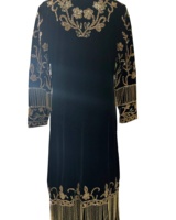 Última Colección Otoño 2024, Blusa de Terciopelo Bordada a Mano con Cristales Brillantes, Talla Grande, para Primavera y Otoño