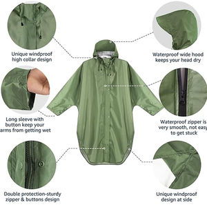 Ropa Impermeable Ligera para Niñas, para Uso Diario al Aire Libre, Protección Contra la Lluvia - Product Image 3