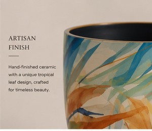 Unique Design Metal Indoor Round Planter <b>Sticker</b> Enamel Planter Pot for Home & Garden Decoration Handmade Customized - Product Image 3