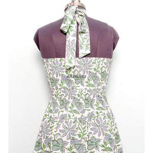 Beautiful Sweet maxi <b>Dress</b> Hand Digital Printed Floral Cotton halter neck <b>dress</b> Handmade Natural Waist Breathable Summer - Product Image 6