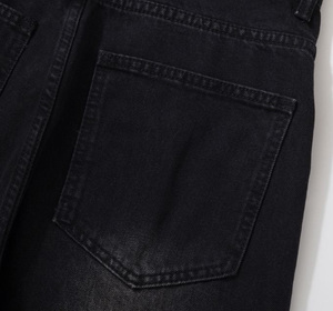 Custom Vintage <b>Winter</b> Streetwear Trendy Knitted Colored Denim <b>Jeans</b> Casual Baggy Loose Fit Straight 100% Cotton Men 2026 - Product Image 5