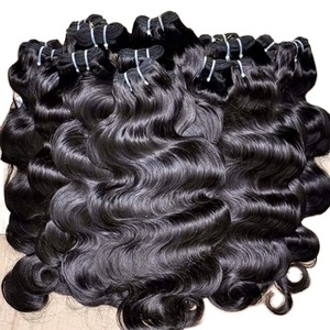 Extensiones de Cabello Humano Liso de la Mejor Calidad, Provenientes de Templos Indios, con Cutícula Alineada, Cabello Virgen y Base Gruesa - Product Image 6