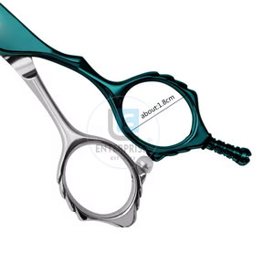 Ciseaux de barbier en acier inoxydable à prix abordable, design personnalisable, durables et légers pour les soins capillaires - Product Image 5