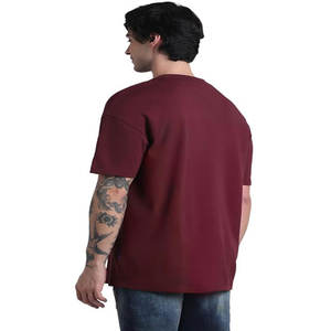 Camiseta Vintage de Manga Corta para Hombre, 260g, Algodón Lavado, Oversize, Hombros Caídos, Media Manga, Personalizable con Logotipo, Unisex - Product Image 1