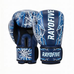 ถุงมือฝึกซ้อมหนัง PU แบบปรับแต่งได้สำหรับศิลปะการต่อสู้และฟิตเนส ถุงมือชกมวยมืออาชีพหนัง PU ถุงมือโลโก้สั่งทำพิเศษ - Product Image 2