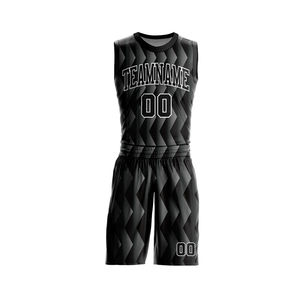 Ensemble d'uniformes de basketball par sublimation les plus vendus, sans manches, avec short, kit d'uniformes de basketball personnalisés, service OEM - Product Image 1