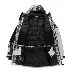 BRUIT INDUSTRIES <b>Men's</b> Hooded <b>Safari</b> <b>Jacket</b> Long Sleeve Waterproof Stretch Sporty Style Fleece Polyester Filling Winter Wear - Product Image 3