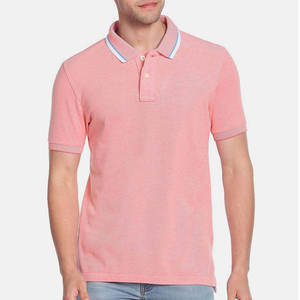 Latest Fashion Men's for T-Shirts Knitted Breathable Formal Customized Short Sleeve High Quality - Product Image 2