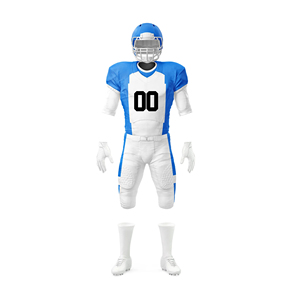 Vêtements de sport sur mesure en gros, ensemble maillot et pantalon de football américain, meilleure qualité, spandex/coton, antibactérien, unisexe, adulte - Product Image 4
