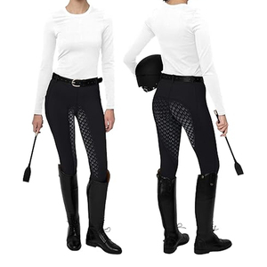 Pantalones de Montar para Mujer en Oferta, Ajuste Excelente, Cintura Media Elástica con Cierre de Cremallera - Product Image 4