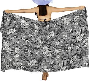 Meilleures ventes Sarong de plage une pièce imprimé pour femme, cache-maillot de bain, motifs Léopard, Paisley, Mandala, Paon, Sable, Tropical - Product Image 2