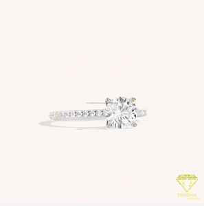 Most Selling Moissanite Engagement Ring <b>for</b> Classic Bridal Fashion Engagement and Wedding Ceremony Available At Best Price - Product Image 6