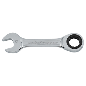 Llave Combinada de Trinquete Compacta, Métrica, DIN HRC44-48, Acero CR-V, Diseño Compacto - Product Image 1