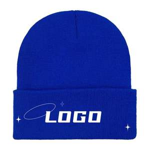 Gorros de Punto Comunes Personalizados para Hombre con Bordado 3D en Hilo de Algodón - Product Image 5