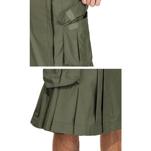 Kilt écossais utilitaire pour homme - Kilt hybride irlandais tactique plissé de 23 pouces de longueur avec poches - Product Image 6
