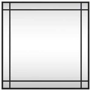 Espejo de Pared de Hierro con Recubrimiento en Polvo y Cristal Negro de 24x24 Pulgadas - Product Image 3